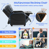 Kids Recliner Chair Toddler Ergonomic Adjustable PU Leather Sofa Couch