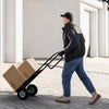 P-Handle Hand Truck Heavy Duty High Back Sack Barrow Trolley 300KG Max Load