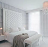 White Panelling Wallpaper Textured Wood Effect Home Room Decor Wall Covering