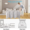10-18 Panels Baby Playpen Foldable Kids Safety Child Play Center Yard Indoor Toy