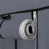 Practical Fabric Canvas Wardrobe Clothes Storage Cupboard Hanging Rail Shelving