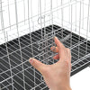 Dog Cage Puppy Pet Metal Training Crate Carrier X-Small Small Medium Puppy Cage