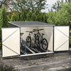 Large Outdoor Garden Bicycle Shed Bike Tool Storage Garage 2 Door & 4 Bike Lanes