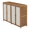 Shoe Storage Cabinet Cupboard Shoes Shelf Wooden Footwear Rack Holder Organiser