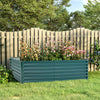 Garden Raised Bed Galvanised Steel Outdoor Planter Pot Vegetable Flower Herb Box