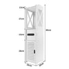 Bathroom Cabinet 1/2 Door Cupboard Unit Storage Free Standing White Furniture