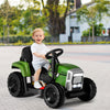 12V Kids Ride On Tractor W/ Trailer Electric 3-Gear-Shift Ground Loader Toy Car