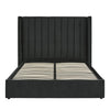 Dusk Madison Ink Velvet Double Ottoman Storage Bed RRP £699