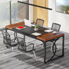 Tribesigns 160 cm Executive Desk, Large Office Computer Desk with Metal Frame