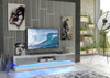 Modern I 180cm I TV Unit I Cabinet I TV Stand I Grey High Gloss Doors I Free LED