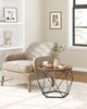 Round Coffee Table, Set of 2, Side Table, Sofa End