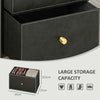 Chest of Drawers with 3 Drawers for Bedroom, Living Room, Black
