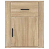Bedside Cabinet Sonoma Oak 50x36x60 cm Engineered Wood vidaXL