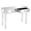 2 Drawers Glass Mirror Dressing Table Luxury Venetian Console Desk Dresser