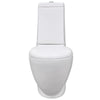BaraSh Close Coupled Bathroom Toilet Modern Ceramic Space Saving Pan Soft A3E3