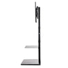 Heavy Duty Floor TV Stand with Mount for 32-65" TVs with 2-Tier Storage Shelves