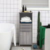 Bathroom Cabinet Basin Unit Storage Cupboard MDF Wooden Modern Furniture Grey