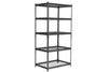 Rhino Racking Wire Shelving Unit, Black, 1000kg Load Weight, 183x90x60cm
