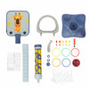 Basketball Hoop Soccer Set, 3-in-1 Kids Basketball Stand Sports Activity Center