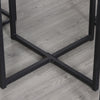 Compact 5pc Kitchen Dining Set Wood Bar Table Chair Home Space Saving Furniture