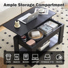 Wood Lift Top Storage Shelf Coffee Table Living Room Furniture 100*50*55 cm
