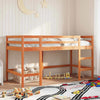 ' Loft Bed with Ladder Wax Brown 80x200 Solid Wood Pine Q6C9
