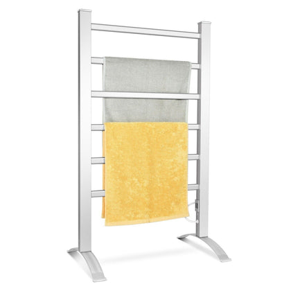 2-in-1 Multifunctional Electric Towel Warmer 100W Heater Drying Cloth Stand Rack