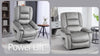 Riser and Recliner Chair Lift Chair with Vibration Massage, Heat, Grey