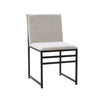 Dusk Rae Natural Chenille Set of 2 Dining Chairs RRP £499