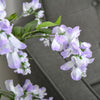 Artificial Realistic Wisteria Flower Tree in Pot Plant for Outdoor Décor, 110cm