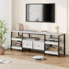 Industrial TV Stand Cabinet 160cm with 2 Storage Cabinet for Living Room