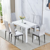 Modern 110/75cm Wooden Dining Table for Dining Room Kitchen for 2-6 People