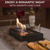 UK Fireplace Patio Heater Tabletop Fire Pit Bio Ethanol Burner Indoor Livingroom
