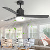 52" LED Ceiling Fan with Light 6 Speed 3 Colour Timer Remote Bedroom Living Room