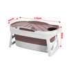 Folding Bathtub Water Tub Adult Children Kids Spa Soaking Sauna SPA Bath Tub Lid