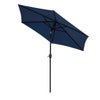 4 Size&5 Color Patio Parasol Sunshade Outdoor Canopy Tilt Crank Garden Umbrella