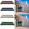 Manual Retractable Awning Canopy Window Balcony Doors Sun Shade Shelter Outdoor