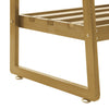 Heavy Duty Wooden Clothes Hanging Rail Stand Bedroom Coat Hat Rack Open Wardrobe