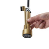 New Mono Pull Out Kitchen Mixer Tap Dual Spout Spray with Pull Down Spring Spout
