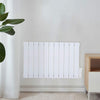 Electric Oil-Filled Radiator+Timer Portable Wall Mounted Room Space Heater White