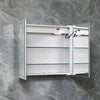 LED Bathroom Mirror Cabinet With Shaver Socket Storage/Bluetooth/Sensor Switch