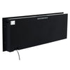 Mirrored Electric 50'' Wall Mounted Fireplace Inset Into Fire 12 Color LED Glass