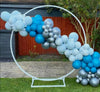 💖 LARGE 6ft ROUND MOONGATE BACKDROP HOOP WHITE RING WEDDING BALLOON EVENTS .