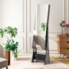 Freestanding Jewelry Cabinet w/ 3 Adjustable Tilt Angles-Black
