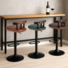 Swivel Stools – 60-80cm Vintage Bar Stool Set with Smooth Lift Mechanism