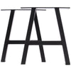 2x Industrial Metal Steel Table Legs Dining/Bench/Office/Desk Legs Set A Frame