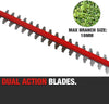 Powerworks Cordless Long Reach Hedge Trimmer - 40V Telescopic Pole Cutter