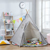 Large Kids Indian Tent Teepee Children Wigwam Outdoor/Indoor Play Tent Playroom