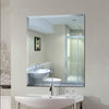 Bevelled Frameless Unframed Bathroom Mirror Self-Adhesive or Wall Hanging