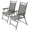 Garden Folding Chairs Portable Outdoor 2Seater Unit Camping High Back Armchair